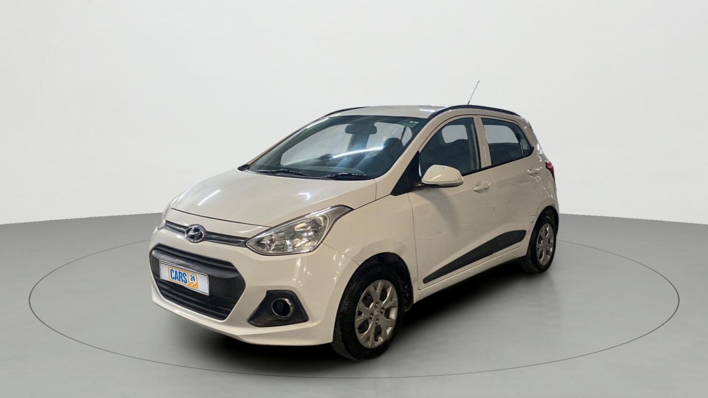 2016 Hyundai Grand i10 SPORTZ 1.2 KAPPA VTVT, Petrol, Manual, 42,199 km, Left Front Diagonal