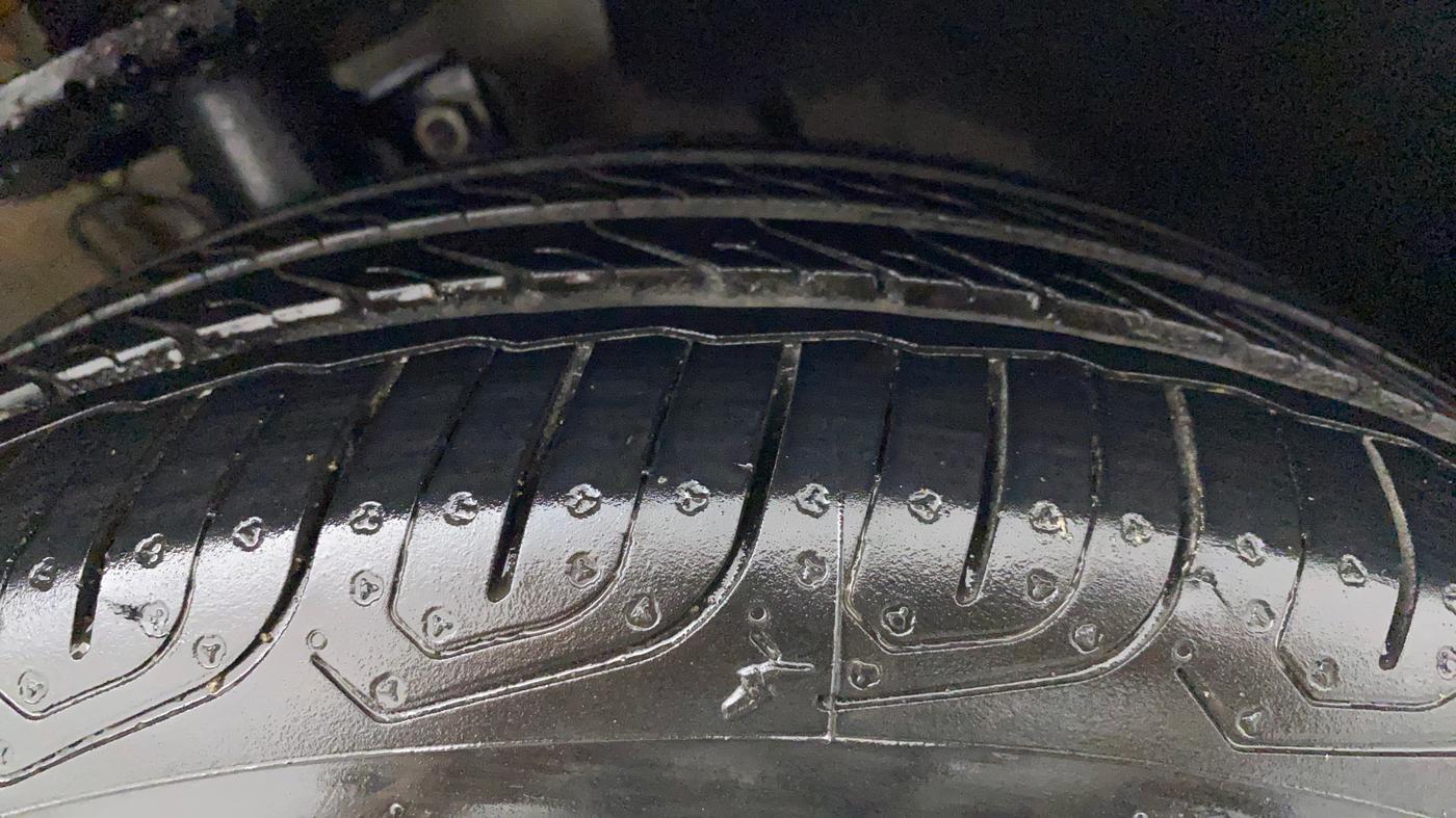 2020 Volkswagen Vento HIGHLINE 1.0L TSI AT, Petrol, Automatic, 47,623 km, Right Front Tyre Tread