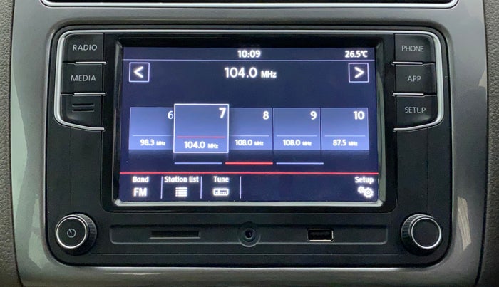 2020 Volkswagen Vento HIGHLINE 1.0L TSI AT, Petrol, Automatic, 47,623 km, Infotainment System