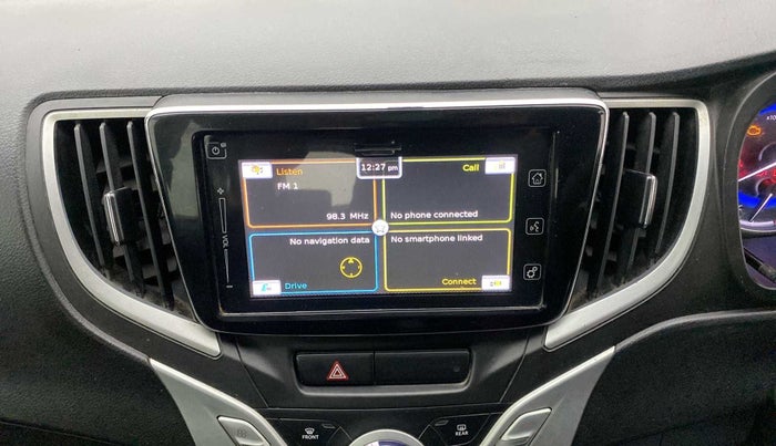 2017 Maruti Baleno ALPHA CVT PETROL 1.2, Petrol, Automatic, 78,290 km, Infotainment system - GPS Card not working/missing