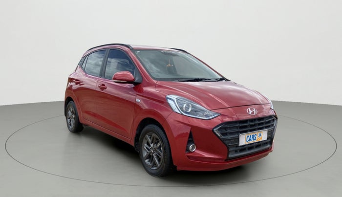 2021 Hyundai GRAND I10 NIOS SPORTZ AMT 1.2 KAPPA VTVT, Petrol, Automatic, 10,791 km, Right Front Diagonal