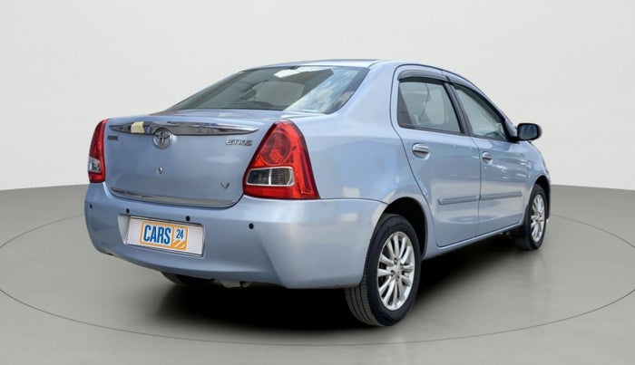 2011 Toyota Etios V, Petrol, Manual, 87,676 km, Right Back Diagonal