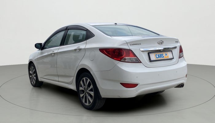 2013 Hyundai Verna FLUIDIC 1.6 VTVT SX, CNG, Manual, 99,864 km, Left Back Diagonal