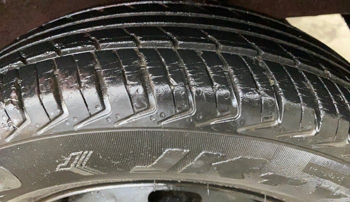 2017 Datsun Redi Go T (O), Petrol, Manual, 23,380 km, Left Rear Tyre Tread