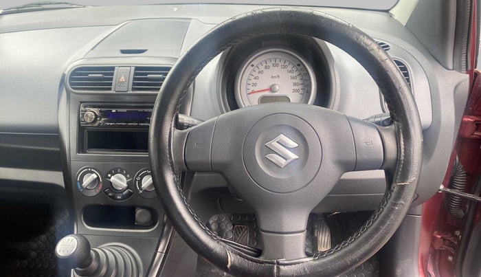 2012 Maruti Ritz LXI, Petrol, Manual, 89,296 km, Steering Wheel Close Up