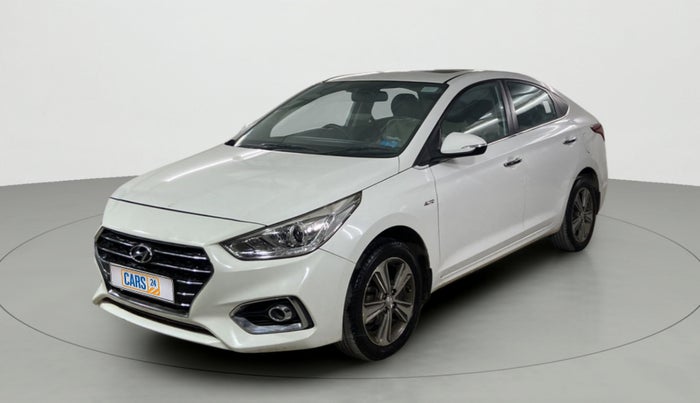 2018 Hyundai Verna 1.6 VTVT SX + AT, Petrol, Automatic, 63,498 km, Left Front Diagonal