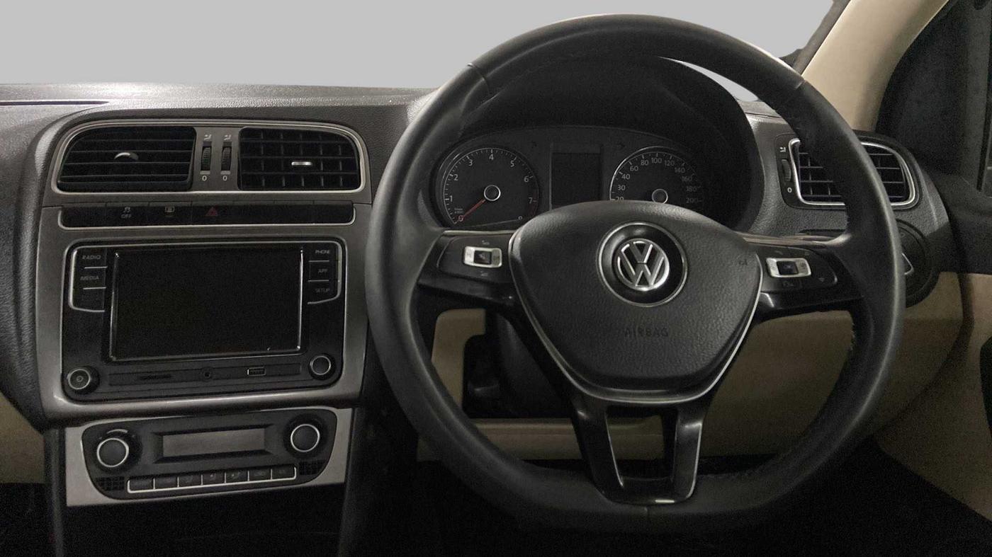 2021 Volkswagen Vento HIGHLINE PLUS AT MATT EDITION, Petrol, Automatic, 21,643 km, Steering Wheel Close Up