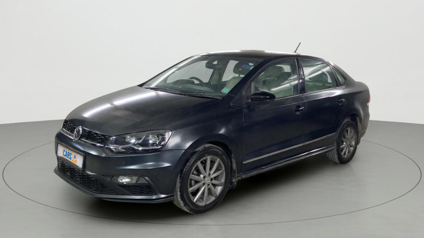 2021 Volkswagen Vento HIGHLINE PLUS AT MATT EDITION, Petrol, Automatic, 21,643 km, Left Front Diagonal