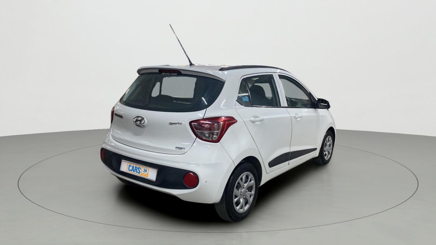 2019 Hyundai Grand i10 SPORTZ 1.2 KAPPA VTVT, Petrol, Manual, 68,298 km, Right Back Diagonal