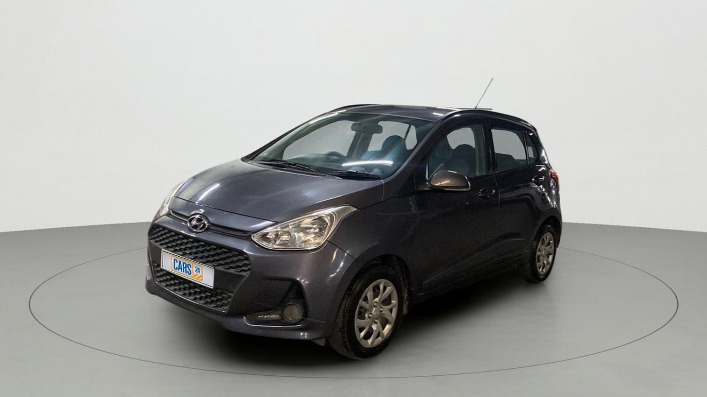 2019 Hyundai Grand i10 SPORTZ 1.2 KAPPA VTVT, Petrol, Manual, 25,144 km, Left Front Diagonal