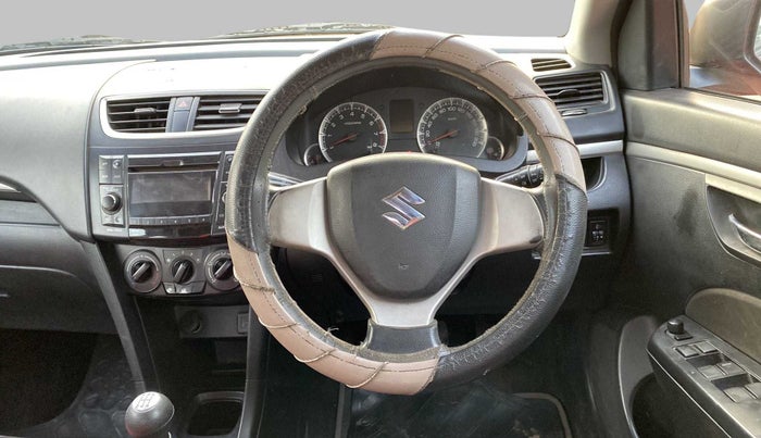 2014 Maruti Swift VXI, Petrol, Manual, 59,786 km, Steering Wheel Close Up