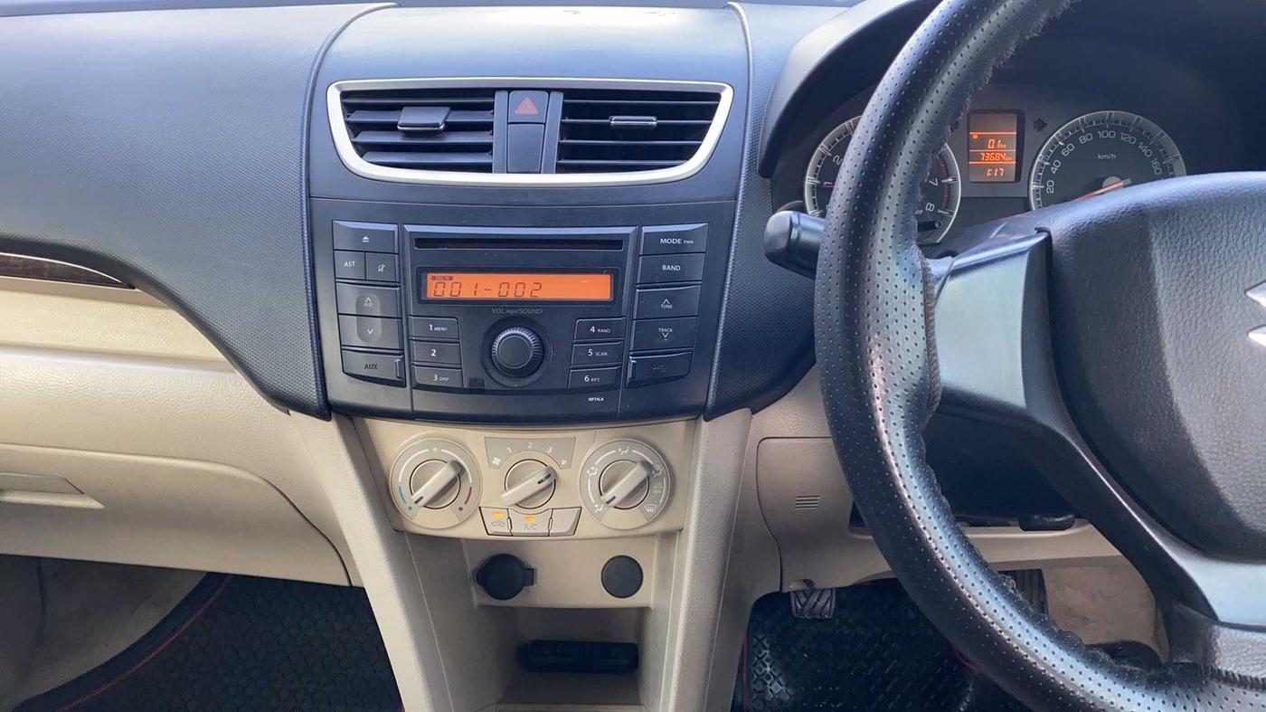 2012 Maruti Swift Dzire VXI, Petrol, Manual, 73,730 km, Air Conditioner
