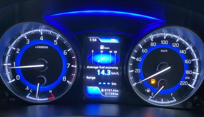 2021 Maruti Baleno ALPHA PETROL 1.2, Petrol, Manual, 21,106 km, Odometer Image