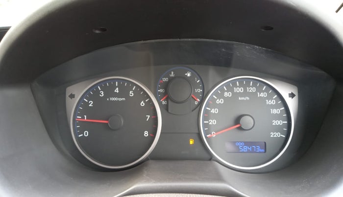 2012 Hyundai i20 MAGNA (O) 1.2, Petrol, Manual, 58,706 km, Odometer Image