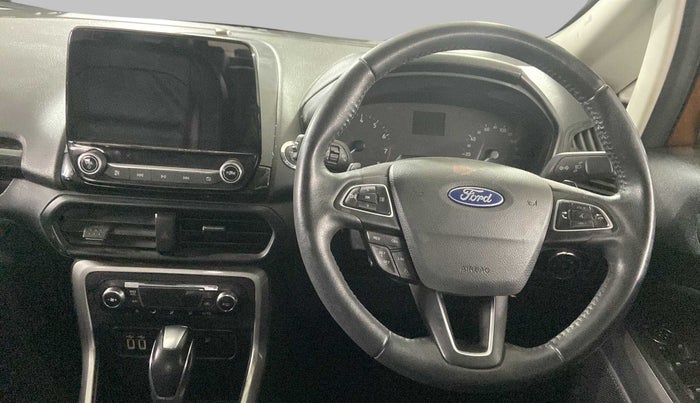 2018 Ford Ecosport TITANIUM + 1.5L PETROL AT, CNG, Automatic, 21,662 km, Steering Wheel Close Up