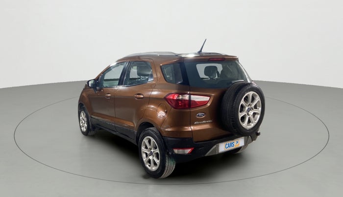 2018 Ford Ecosport TITANIUM + 1.5L PETROL AT, CNG, Automatic, 21,662 km, Left Back Diagonal