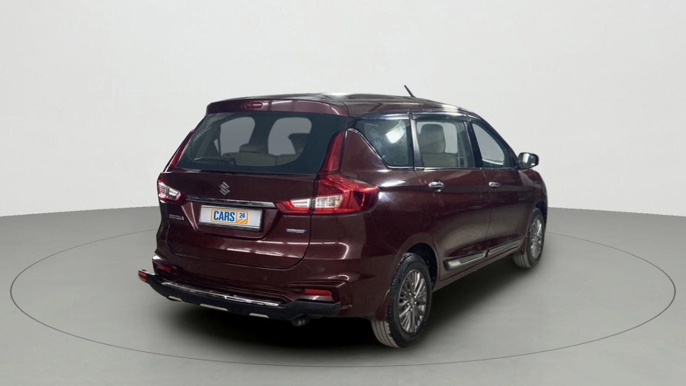 2019 Maruti Ertiga ZXI+ SHVS, Petrol, Manual, 11,940 km, Right Back Diagonal