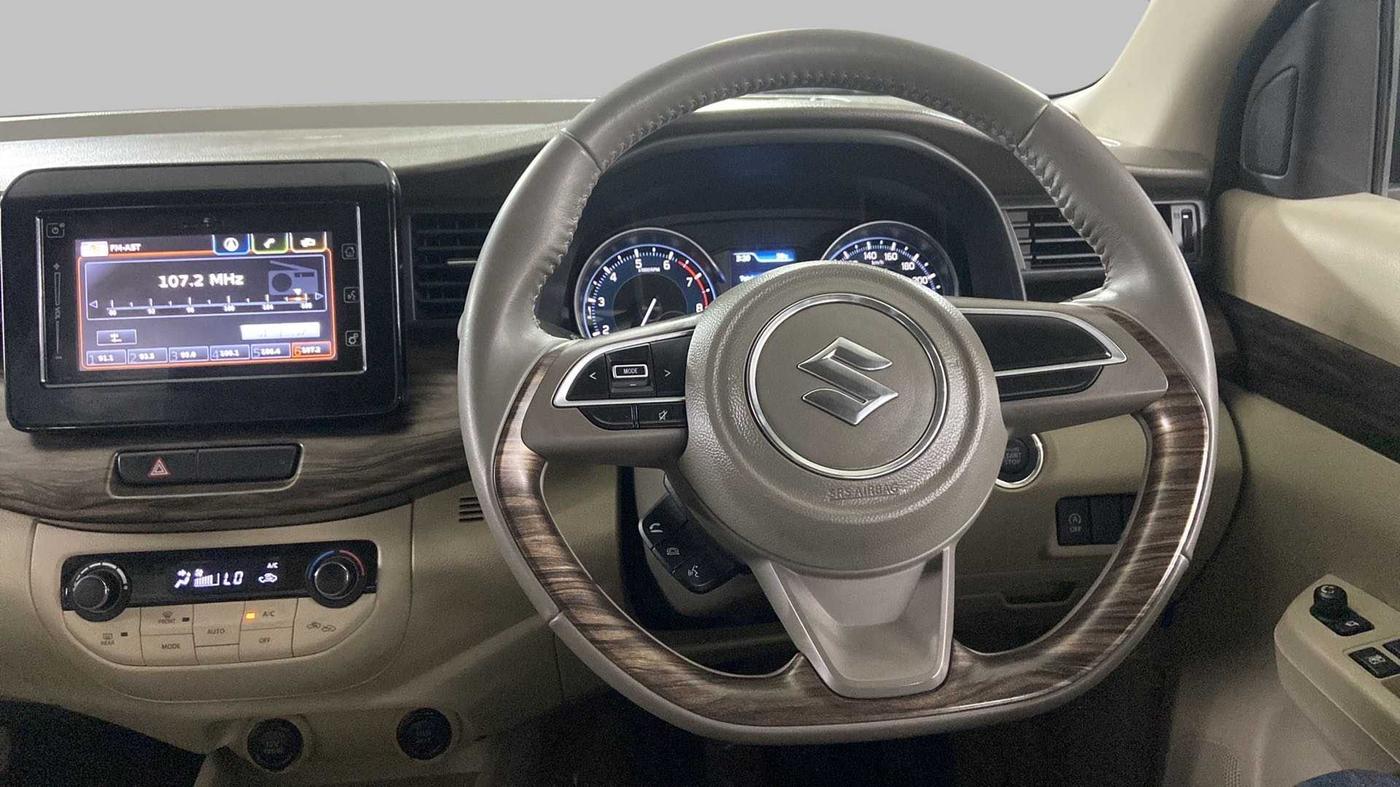 2019 Maruti Ertiga ZXI+ SHVS, Petrol, Manual, 11,940 km, Steering Wheel Close Up