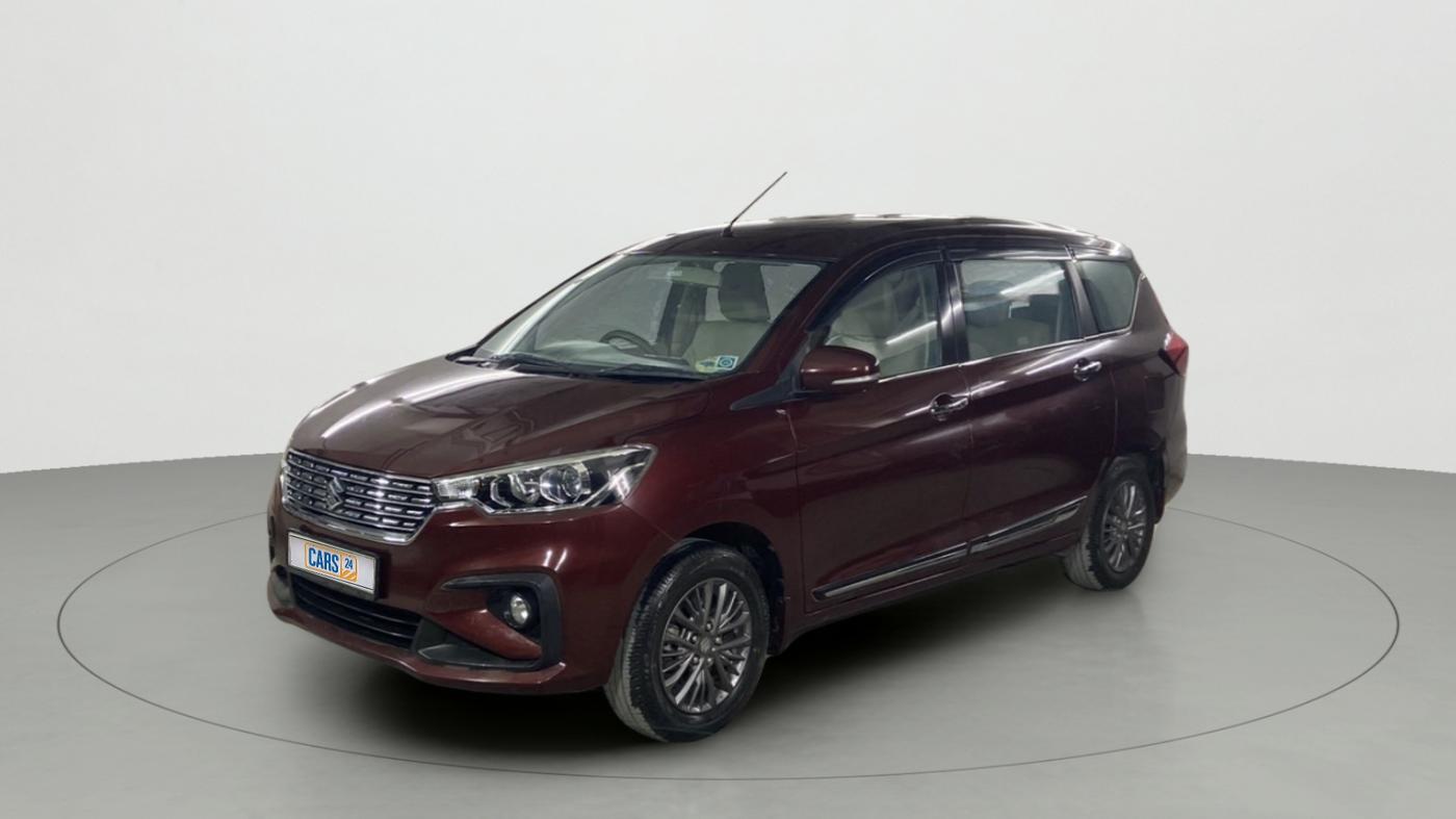 2019 Maruti Ertiga ZXI+ SHVS, Petrol, Manual, 11,940 km, Left Front Diagonal