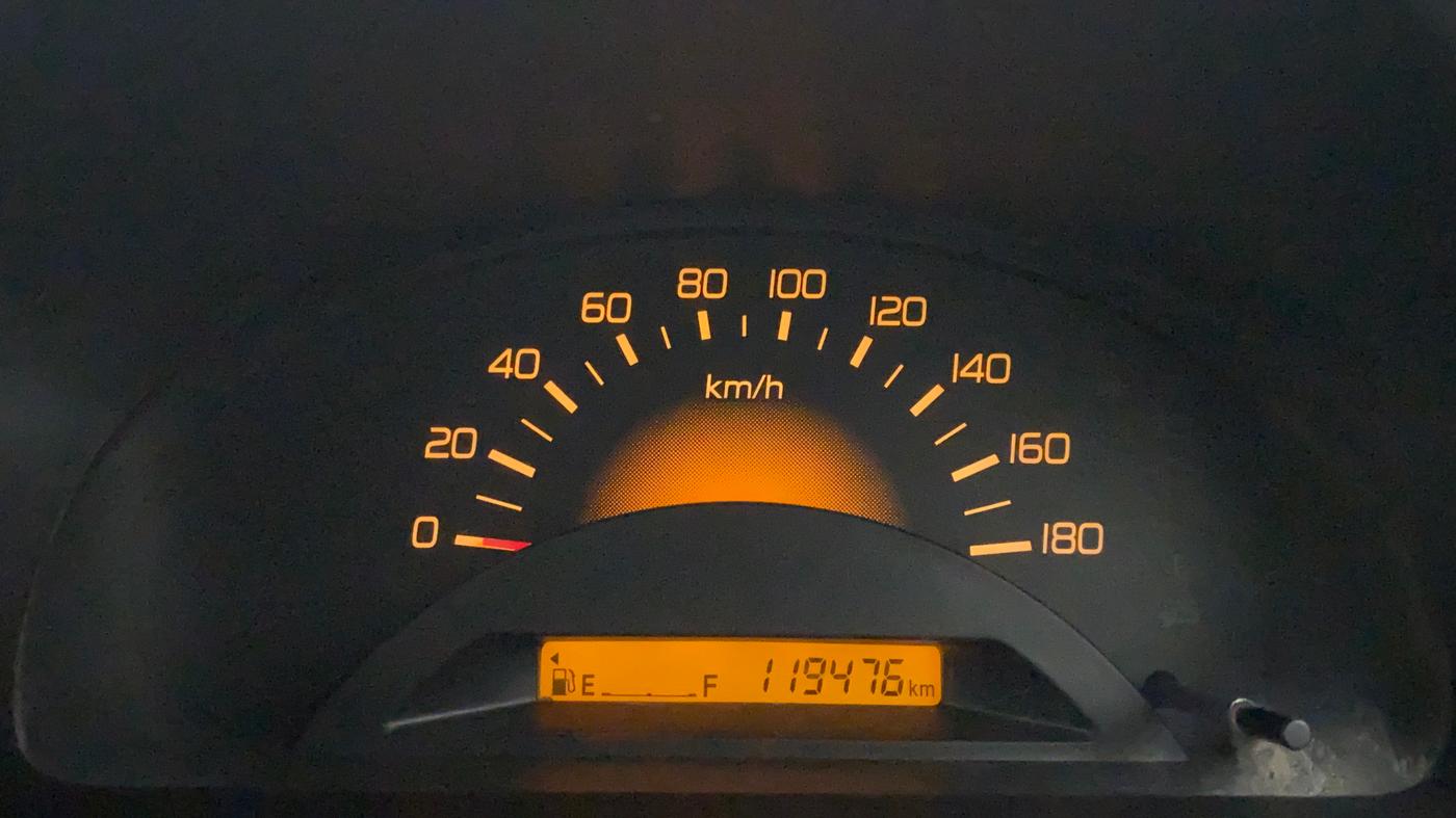 2014 Maruti Wagon R 1.0 LXI CNG, CNG, Manual, 1,19,476 km, Odometer Image