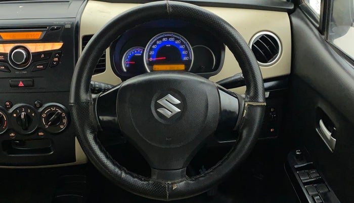 2017 Maruti Wagon R 1.0 VXI, Petrol, Manual, 88,004 km, Steering Wheel Close Up