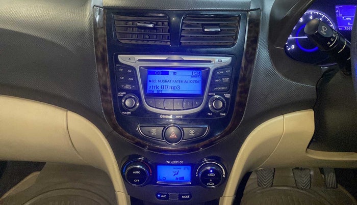 2013 Hyundai Verna FLUIDIC 1.6 VTVT SX, Petrol, Manual, 76,915 km, Air Conditioner