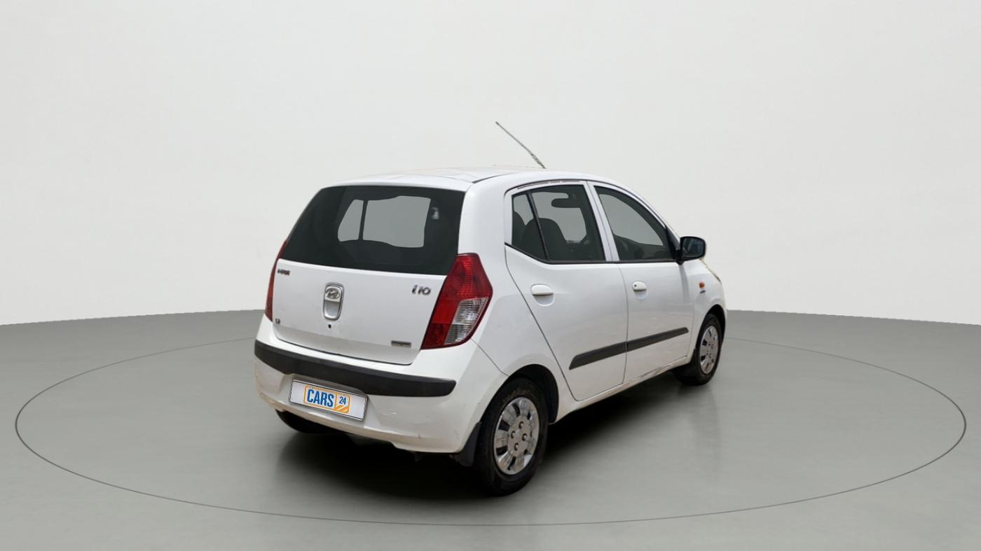 2010 Hyundai i10 MAGNA 1.2, Petrol, Manual, 70,720 km, Right Back Diagonal