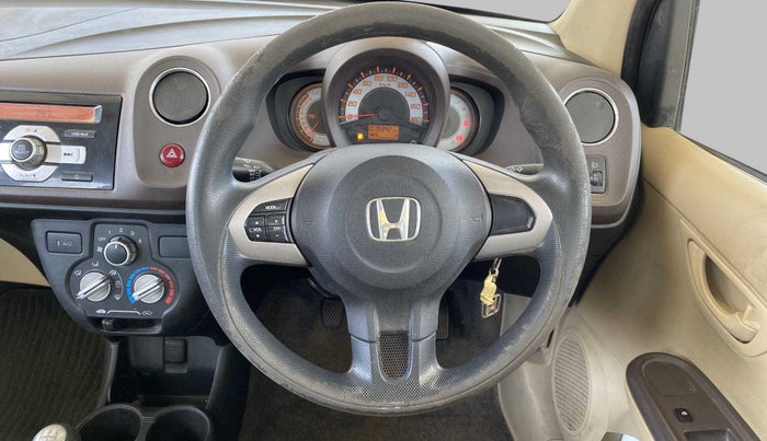 2012 Honda Brio S MT, Petrol, Manual, 19,308 km, Steering Wheel Close Up