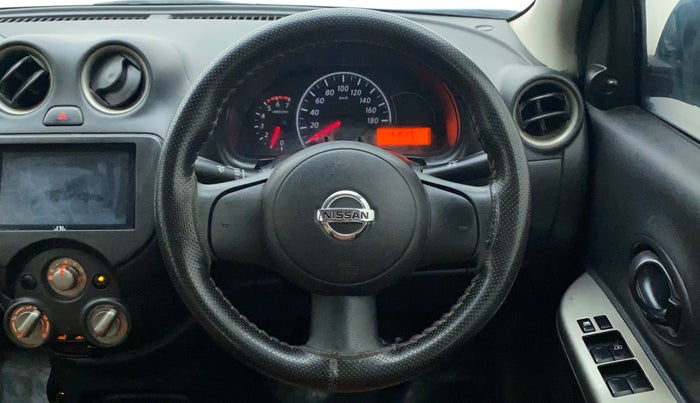 2016 Nissan Micra Active XV SAFETY PACK, Petrol, Manual, 1,10,590 km, Steering Wheel Close Up