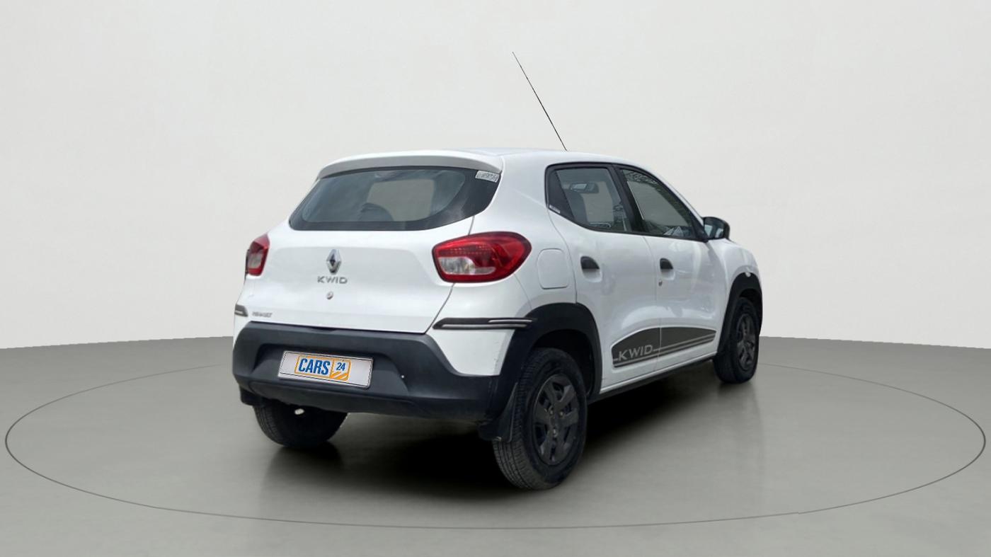 2018 Renault Kwid RXT 1.0 (O), Petrol, Manual, 27,940 km, Right Back Diagonal