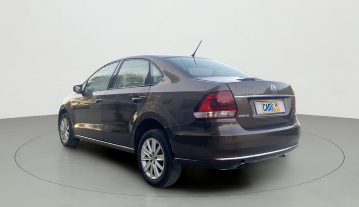 2016 Volkswagen Vento HIGHLINE 1.5 AT, Diesel, Automatic, 1,09,144 km, Left Back Diagonal