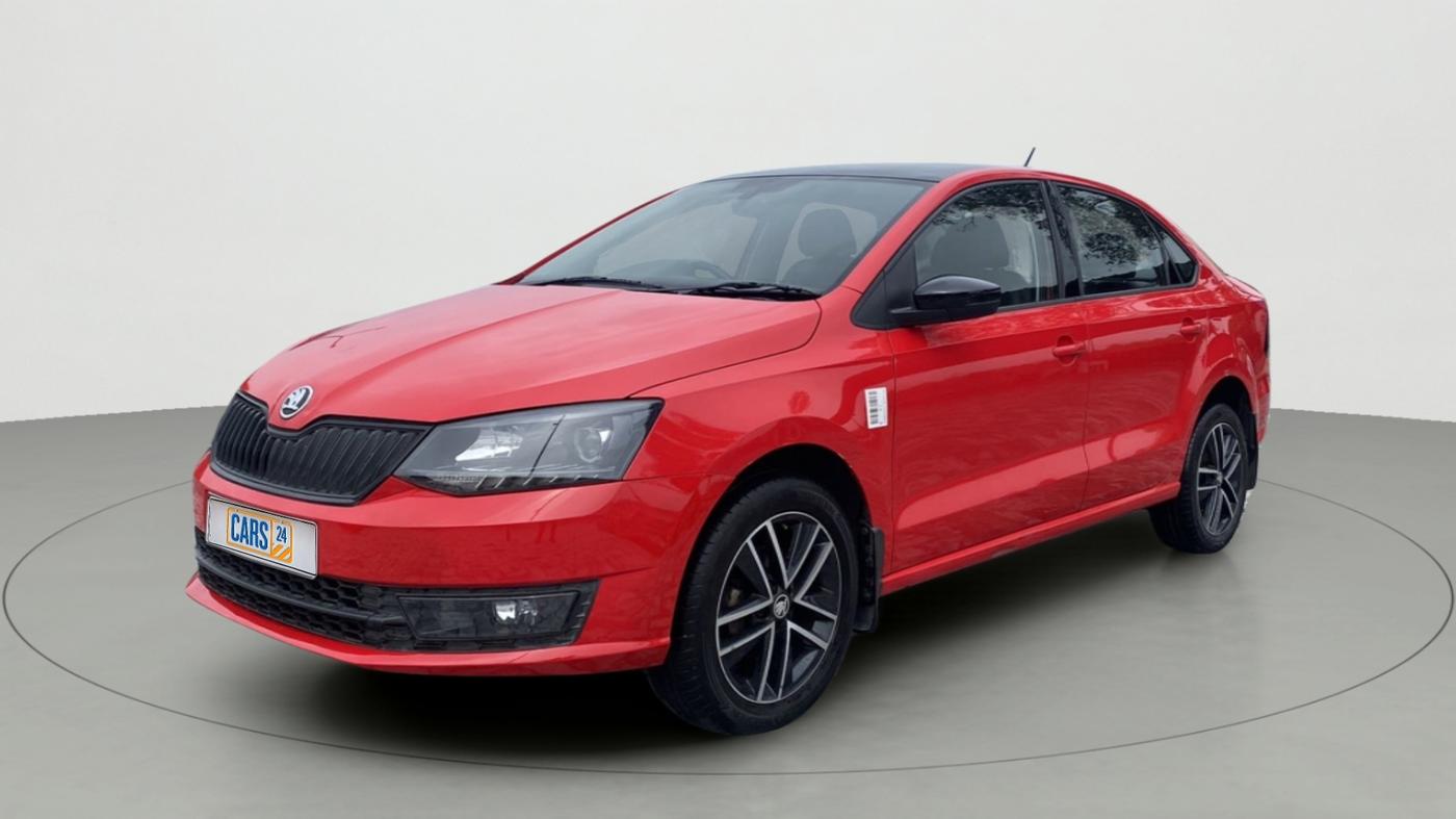 2018 Skoda Rapid STYLE 1.6 MPI AT, Petrol, Automatic, 53,230 km, Left Front Diagonal