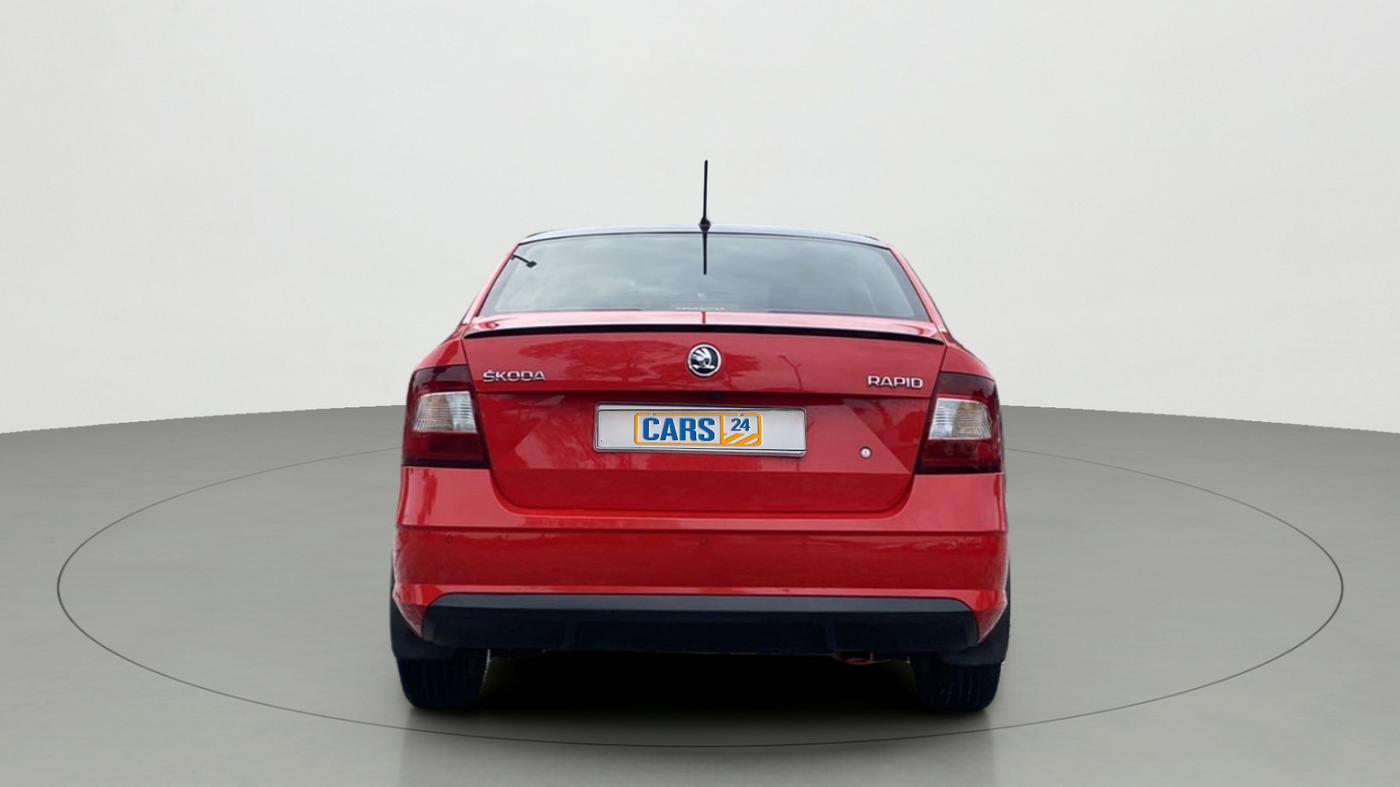 2018 Skoda Rapid STYLE 1.6 MPI AT, Petrol, Automatic, 53,230 km, Back/Rear