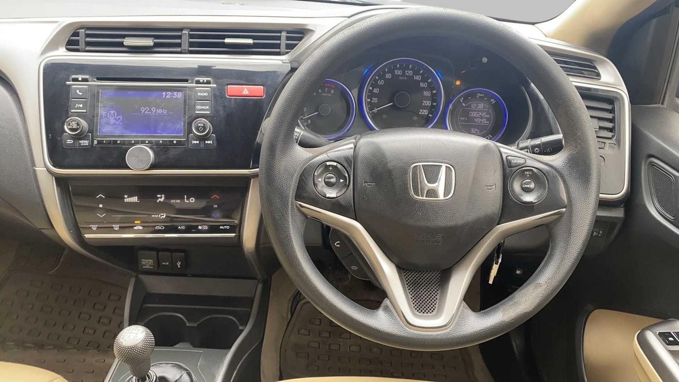 2015 Honda City 1.5L I-VTEC V MT, Petrol, Manual, 86,236 km, Steering Wheel Close Up