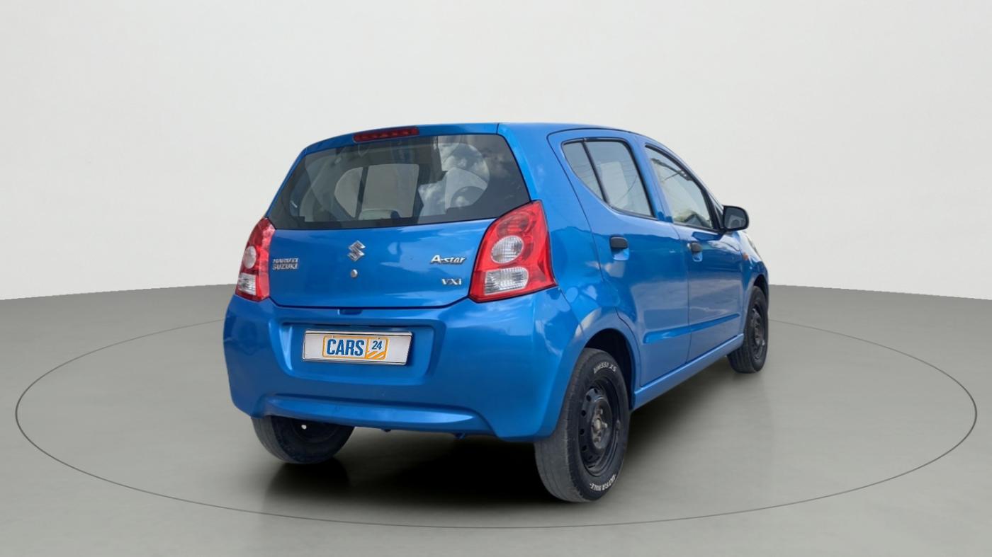 2012 Maruti A Star VXI, Petrol, Manual, 1,14,257 km, Right Back Diagonal