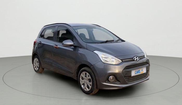 2015 Hyundai Grand i10 SPORTZ 1.2 KAPPA VTVT, Petrol, Manual, 65,135 km, Right Front Diagonal