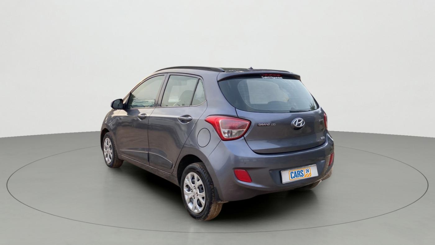 2015 Hyundai Grand i10 SPORTZ 1.2 KAPPA VTVT, Petrol, Manual, 65,135 km, Left Back Diagonal