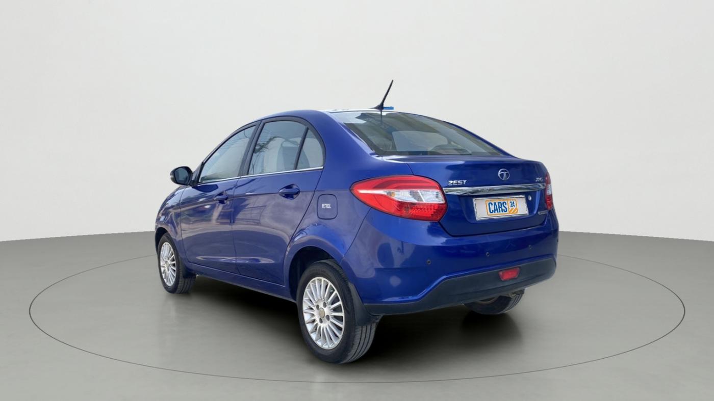 2014 Tata Zest XMS PETROL, Petrol, Manual, 59,069 km, Left Back Diagonal