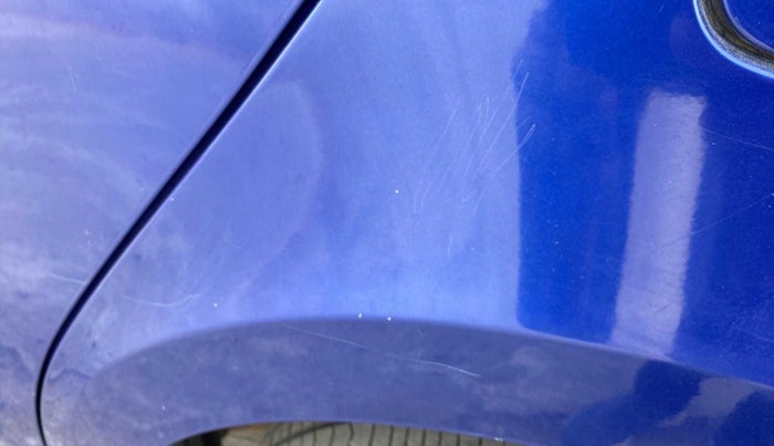 2014 Tata Zest XMS PETROL, Petrol, Manual, 59,069 km, Left quarter panel - > 4 inch scratches + Count of scratches >3