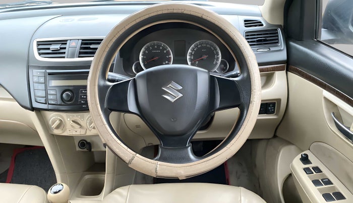 2014 Maruti Swift Dzire VXI, Petrol, Manual, 1,19,236 km, Steering Wheel Close Up