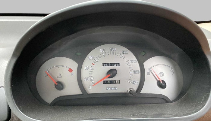 2012 Hyundai Santro Xing GLS, Petrol, Manual, 51,113 km, Odometer Image