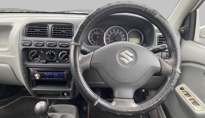 2013 Maruti Alto K10 VXI, Petrol, Manual, 85,808 km, Steering Wheel Close Up
