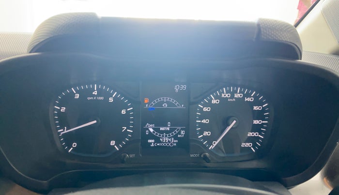 2021 Tata ALTROZ XT PETROL, Petrol, Manual, 43,932 km, Odometer Image