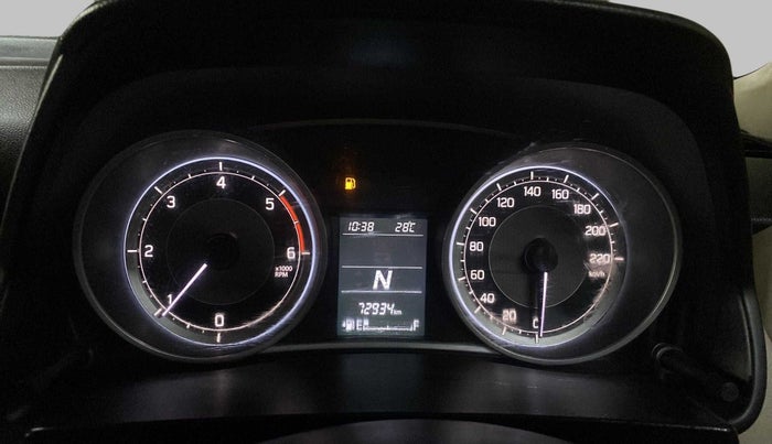 2017 Maruti Dzire ZDI PLUS AMT, Diesel, Automatic, 72,918 km, Odometer Image