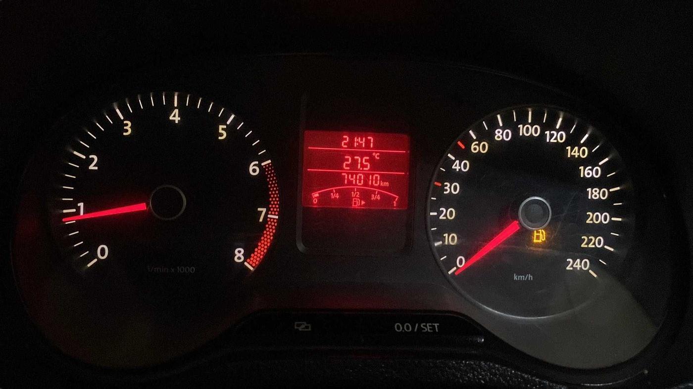 2010 Volkswagen Polo COMFORTLINE 1.2L PETROL, Petrol, Manual, 74,001 km, Odometer Image
