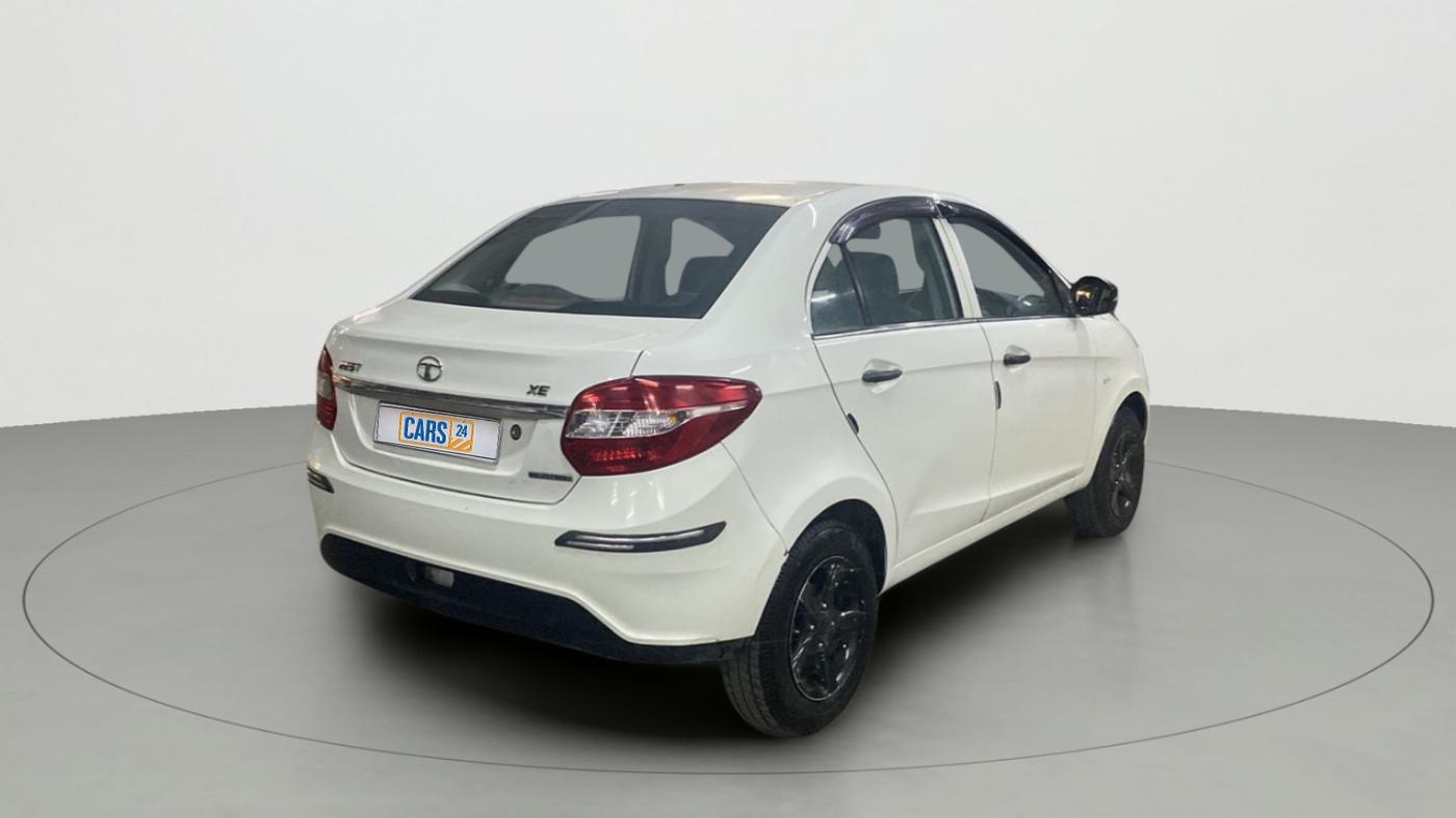 2018 Tata Zest XE PETROL, CNG, Manual, 1,04,628 km, Right Back Diagonal
