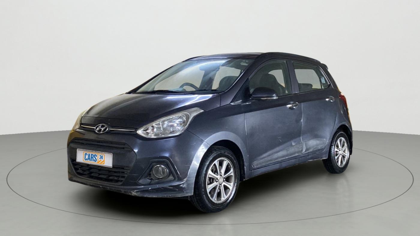 2014 Hyundai Grand i10 ASTA 1.2 KAPPA VTVT, Petrol, Manual, 55,890 km, Left Front Diagonal