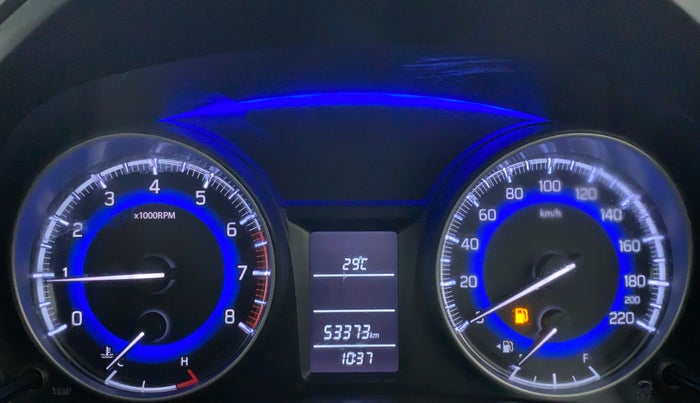 2017 Maruti Baleno DELTA PETROL 1.2, Petrol, Manual, 53,372 km, Odometer Image