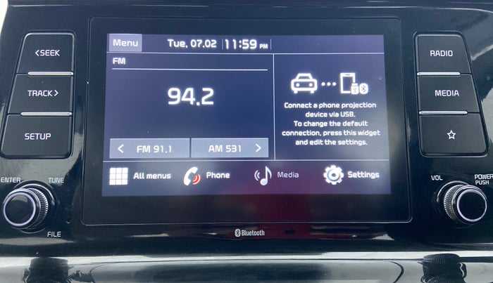 2020 KIA SELTOS HTK PLUS 1.5 PETROL, Petrol, Manual, 21,702 km, Touchscreen Infotainment System