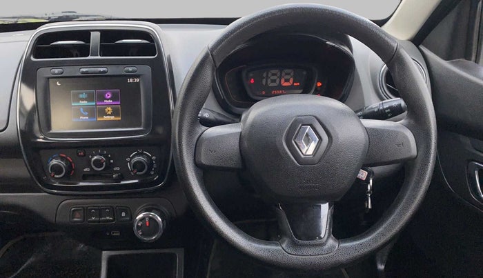 2019 Renault Kwid RXT 1.0 AMT, Petrol, Automatic, 25,583 km, Steering Wheel Close Up